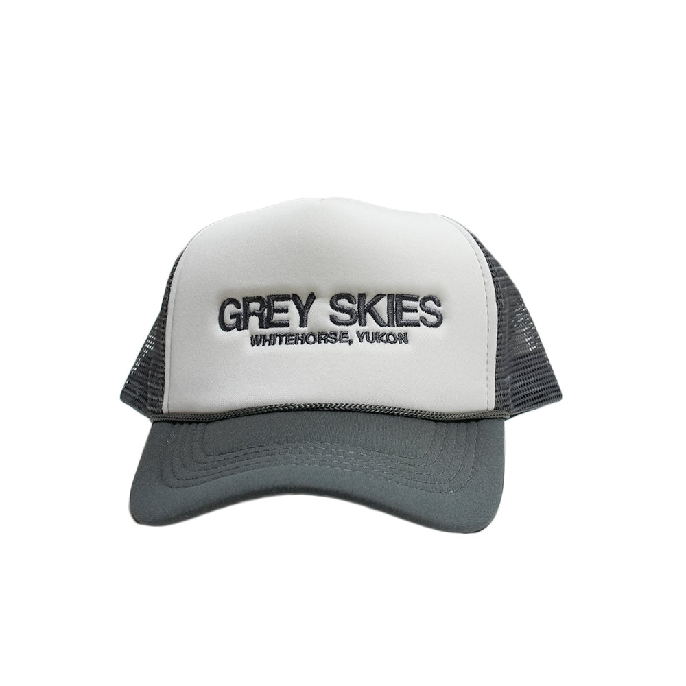 Grey Skies Trucker Hat (Gray)