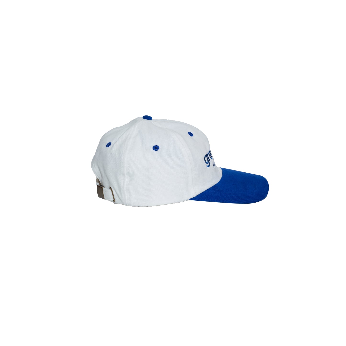 Grey Skies Lowercase Hat (Blue)