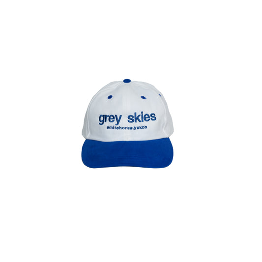 Grey Skies Lowercase Hat (Blue)