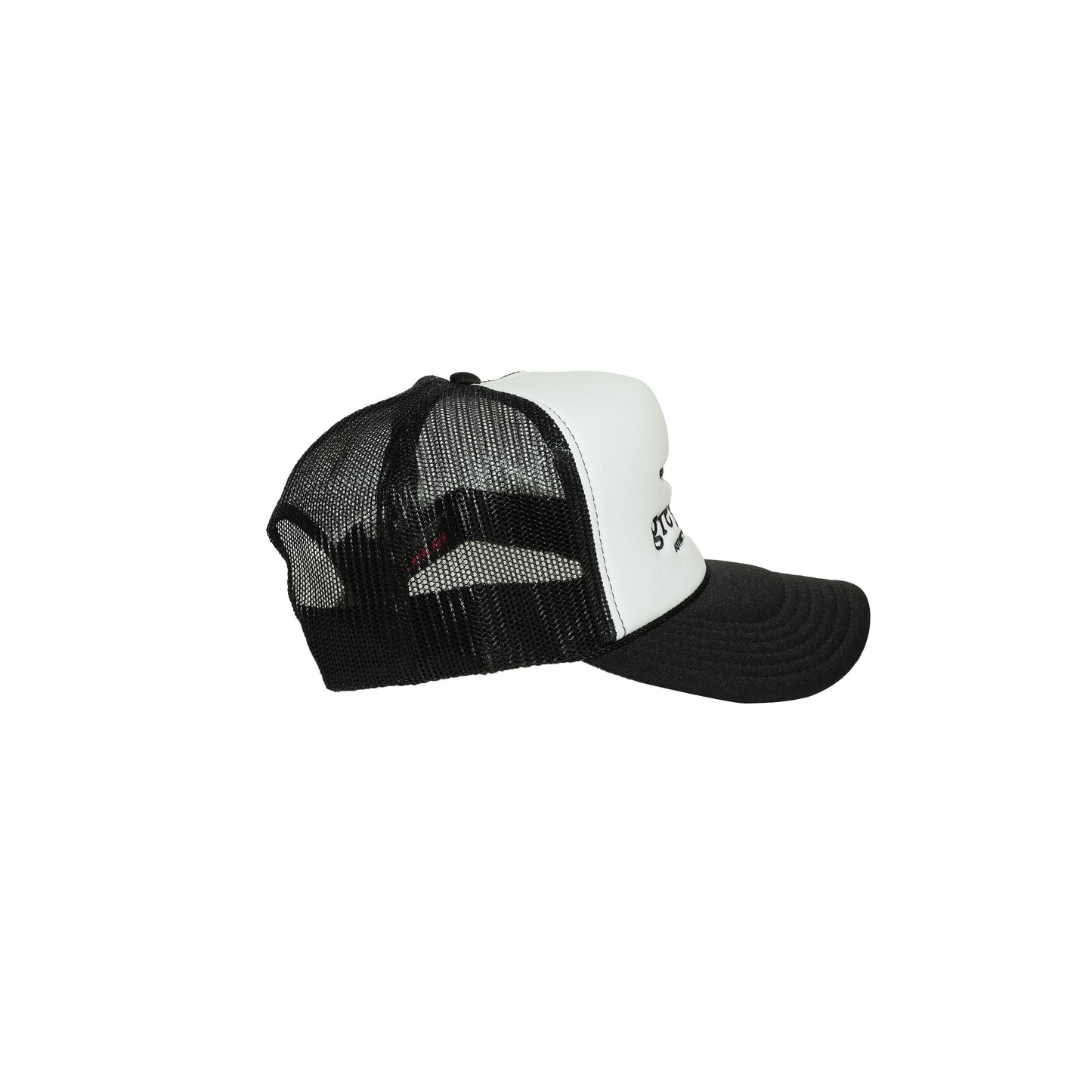 Grey Skies “NTS” Trucker Hat (Black)